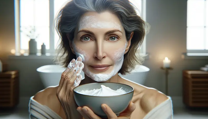 Donna che usa il bicarbonato per tentare di ringiovanire il viso | LaserMilano