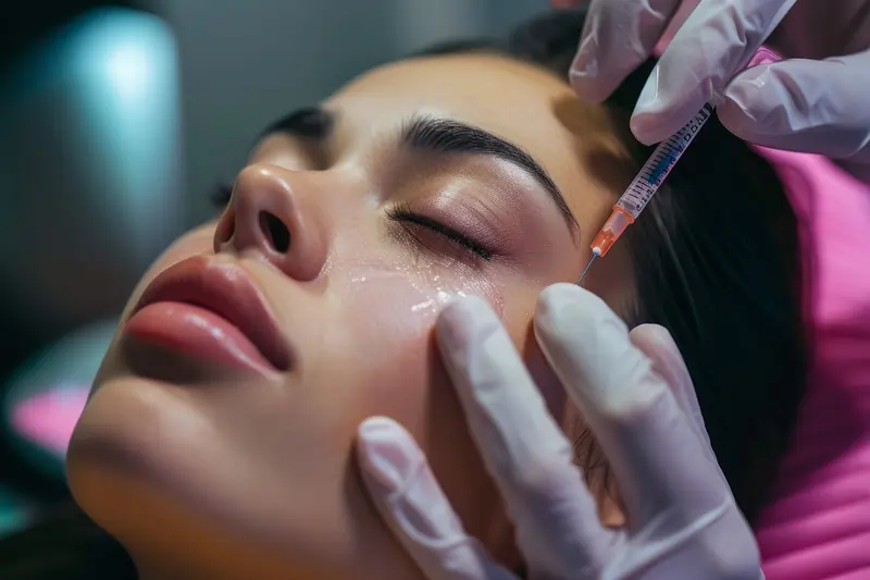 Viso di donna con iniezione | Laser Milano