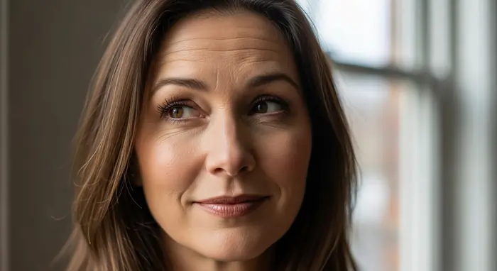 Giovane donna con rughe d'espressione sulla fronte| LaserMilano