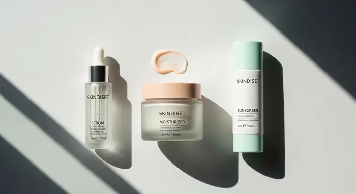 Flaconcini di vari prodotti per la cura e il mantenimento della salute della pelle | LaserMilano