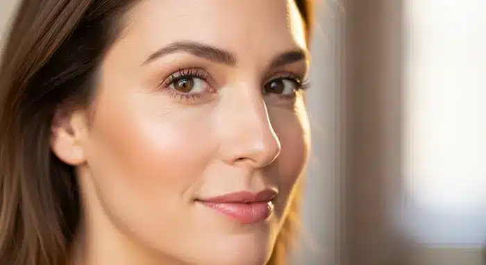 Primo piano di donna con il viso sorridente | LaserMilano