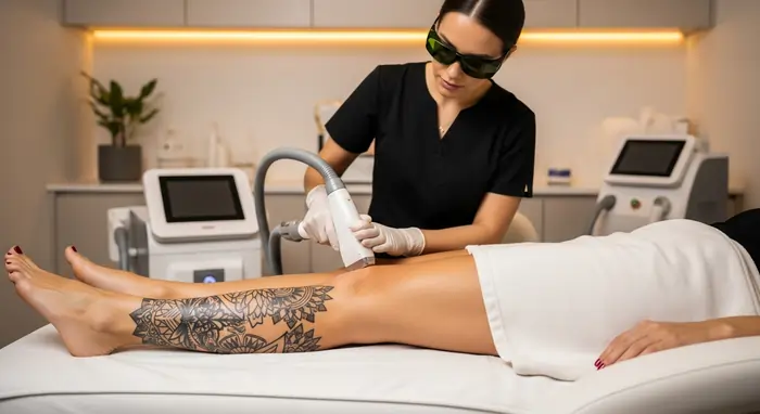 Epilazione laser vicino a pelle tatuata | Laser Milano