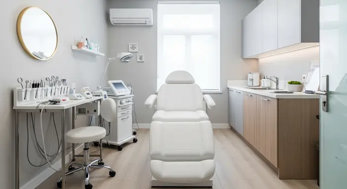Ambiente medico per trattamenti di peeling viso | LaserMilano