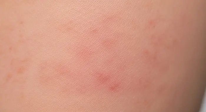 Pelle con lieve arrossamento e irregolarità cutanee, tipiche di irritazioni da peli incarniti. | LaserMilano