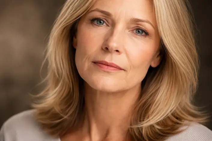 Donna adulta con rughe della marionetta visibili | Laser Milano