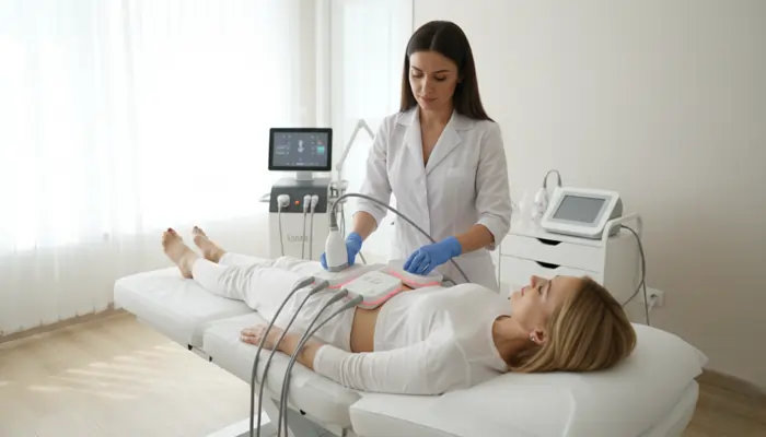 Seduta di lipolaser in centro medico estetico specializzato | Laser Milano